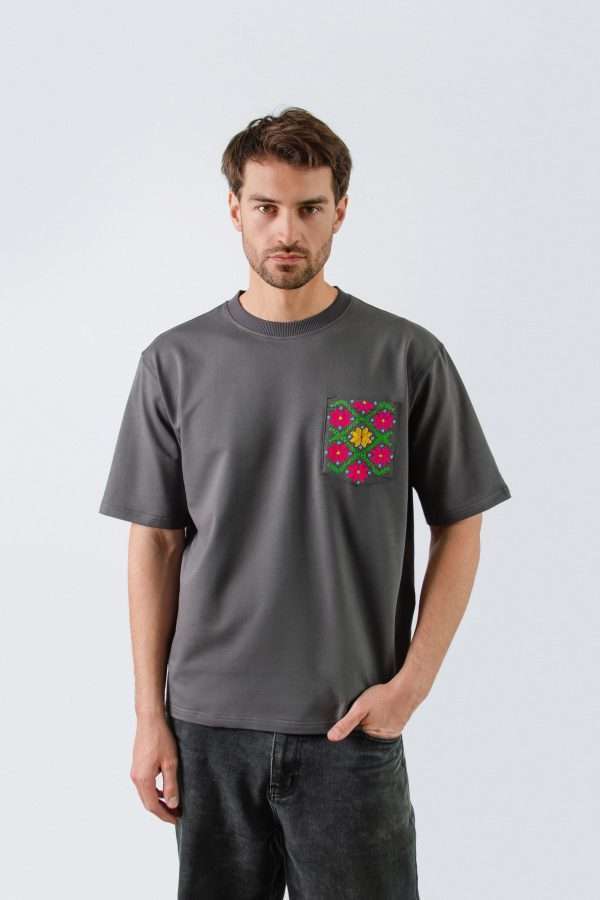 Цішотка Унісэкс «Посцілкі» Цёмна-шэрая  High Quality