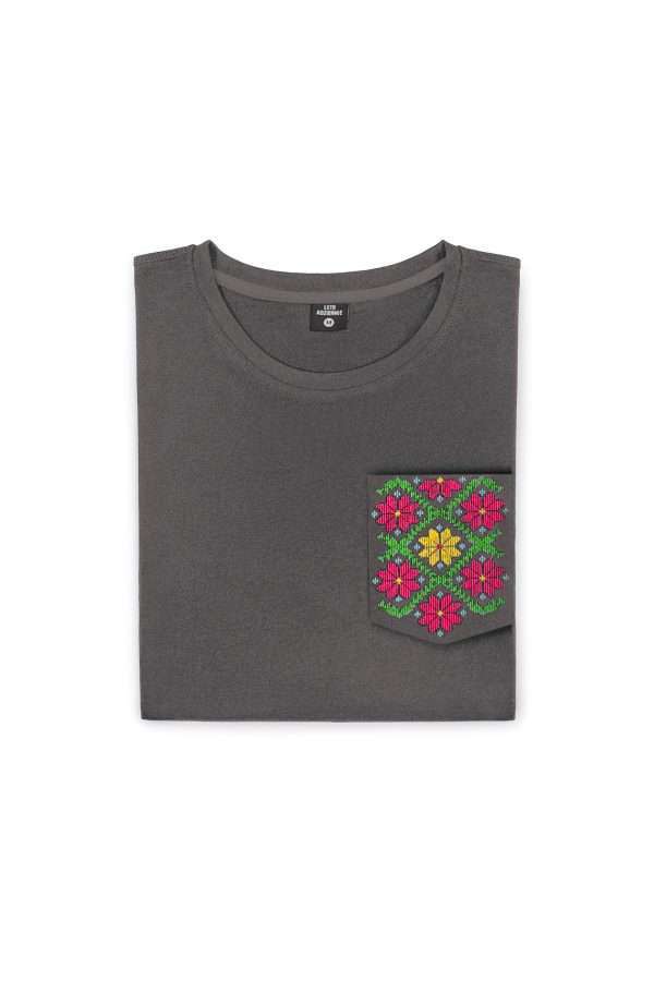 Цішотка Унісэкс «Посцілкі» Цёмна-шэрая  High Quality