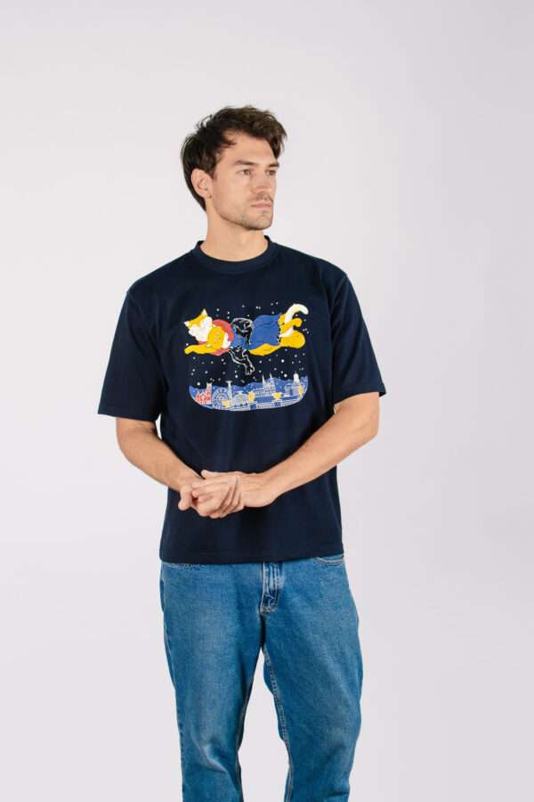 Цішотка Унісэкс «Коткі над горадам»