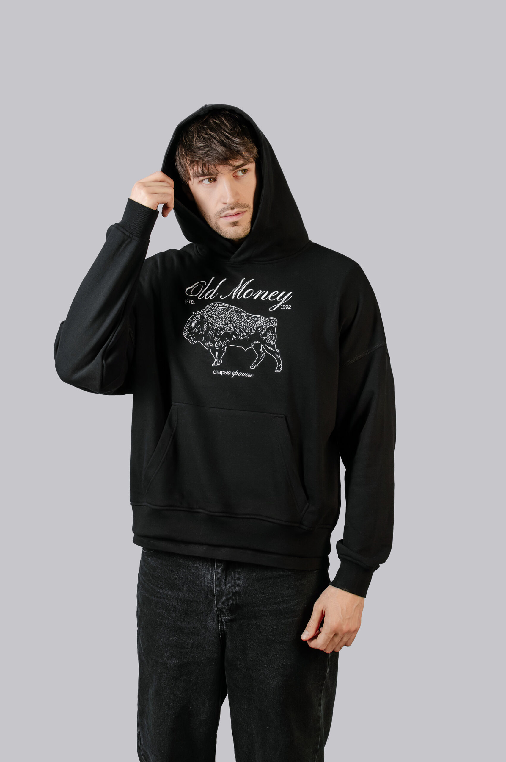 Худзі Унісэкс «Old Money. Зубр»
