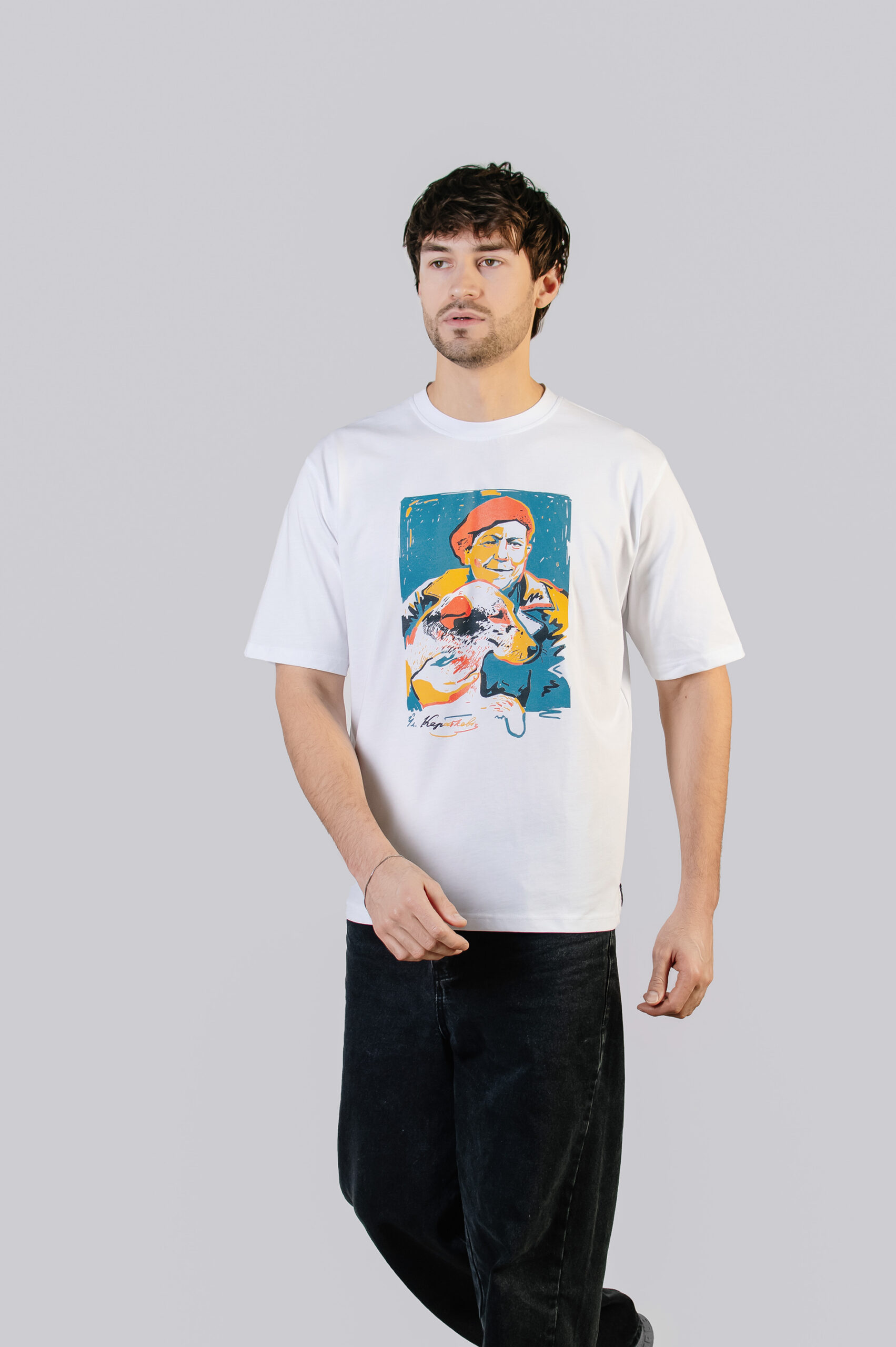 Цішотка Унісэкс «Караткевіч з сабакам»