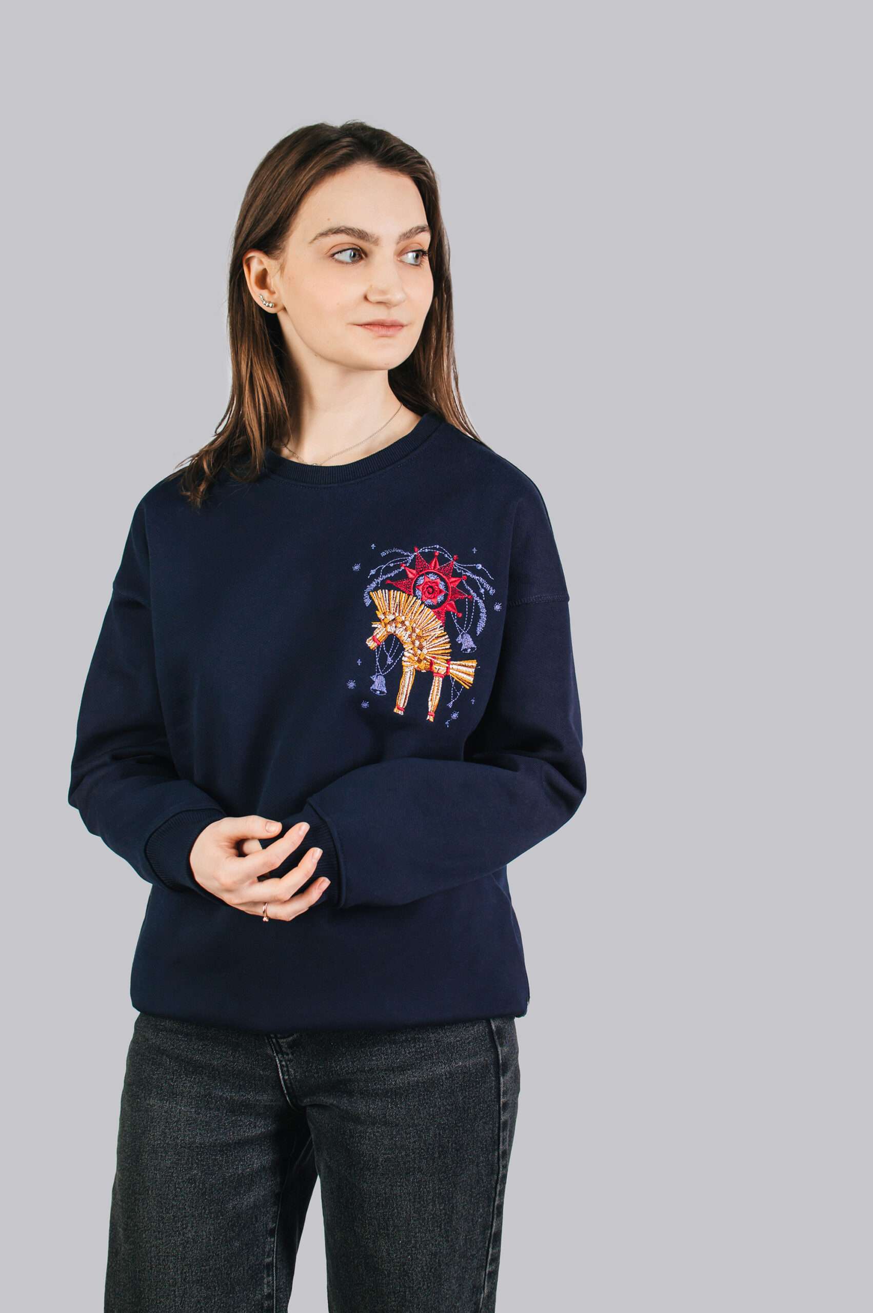 Світшот жаночы «Саламяны конік»