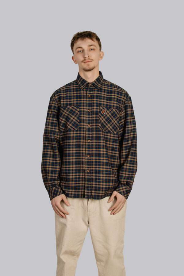 Кашуля «Зубр» Сіняя