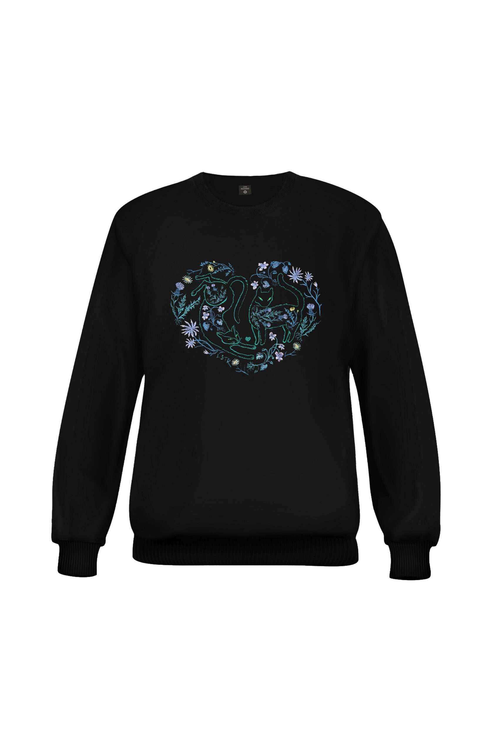 Світшот жаночы «Каханне, што мурчыць»